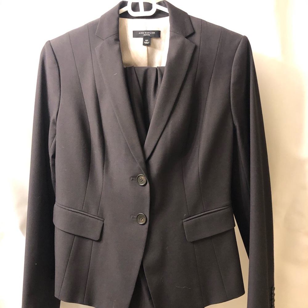 Ann Taylor 2 piece brown suit